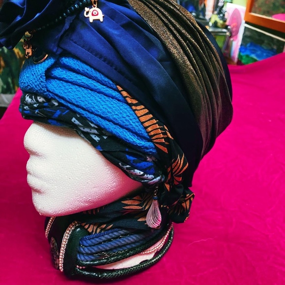 Custom One of a Kind Turban Bundle: Headwear, Scarves, Accessories main image 10